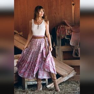 Spell jasmine maxi skirt